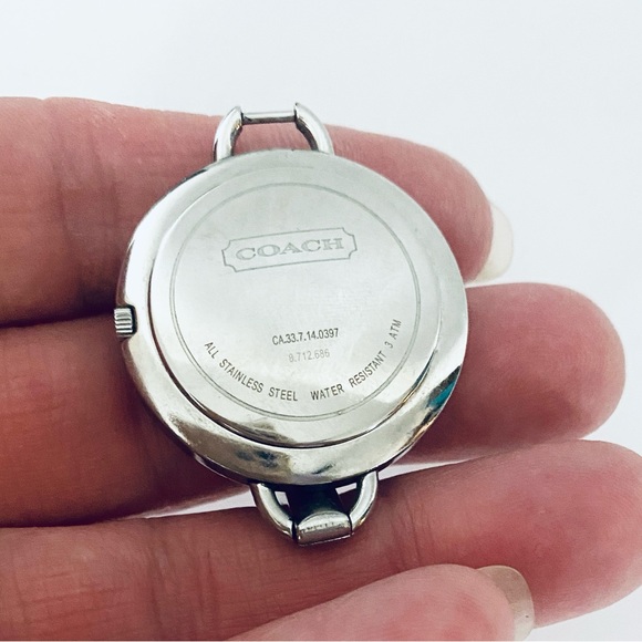 Coach silver tone bangle watch - Picture 3 of 3